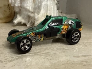 Vintage 1982 Mattel Hot Rod Wheels Diecast Car Green Viking Metallic Roadster - Bild 1 von 17