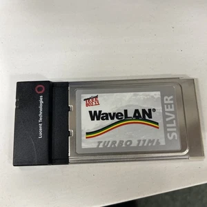 Vintage Lucent Technologies WaveLAN Turbo 11Mb Silver Wifi Card *Used* 012372/E - Zdjęcie 1 z 3