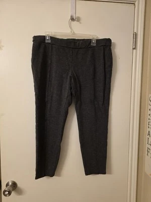Faded Glory Gray Rayon/Spandex Capri Pants Women's XL (16-18) - Image 1 of 4