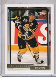 1992-93 TOPPS hockey Ray Bourque GOLD parallel card #221 BOSTON BRUINS RARE !!! - Picture 1 of 2