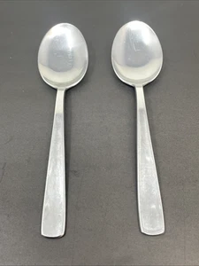 Lot of 2 GENSE Facette 18-8 Stainless Sweden Teaspoons 5.5 in - Picture 1 of 16