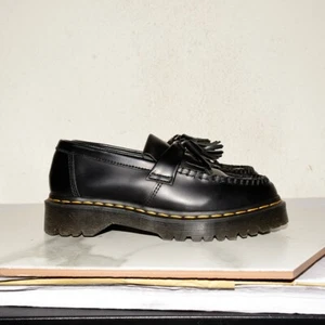 Dr Martens Adrian Bex Platform Loafers Black UK 5 / US Women 7 --- FLAW READ - Picture 1 of 19