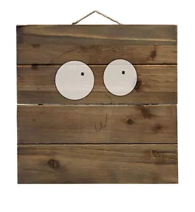 Gesicht "Awh Jeez" - dekoratives Wandbild aus Holz - Bild 1 von 4