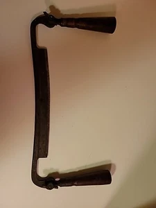 Woodworking  Draw Shave Knife Folding Handles 10" Antique - Picture 1 of 10