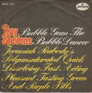 RAY STEVENS - BUBBLE GUM THE BUBBLE DANCER - MERCURY SINGLE 1971 - Picture 1 of 3