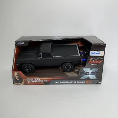 NEW Fast & Furious Fast X ‘67 Chevy El Camino RC Remote Controlled Car Jada Toys - Image 1 of 4