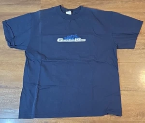 Vintage Mobil Suit Gundam Wing T-Shirt 2000er Herren Gr. Large Navy Selten - Bild 1 von 5