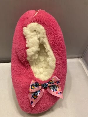 Meias chinelo femininas rosa 3T-4T - Imagem 1 de 4