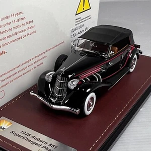 1/43 GLM Stamp 1935 Auburn 851 SuperCharged Phaeton Close Roof Black GLM161104 - Picture 1 of 2