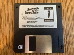 STRIKE COMMANDER DISK 1 REPLACEMENT PC MS-DOS 3.5 FLOPPY DISK(S) EXC COND TESTED - Picture 1 of 2
