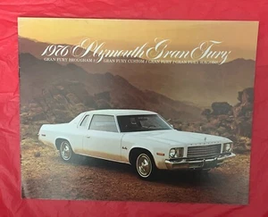 1976 Plymouth "GRAN FURY"- Original Car Dealer Sales Brochure / Catalog - Picture 1 of 5