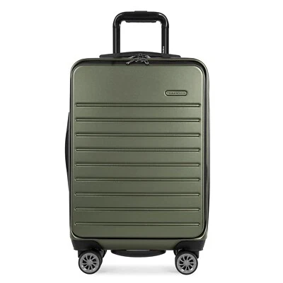Traveler's Choice Mykel Front Pocket Polycarbonate Hardside Suitcase with Sle... - Image 1 of 4