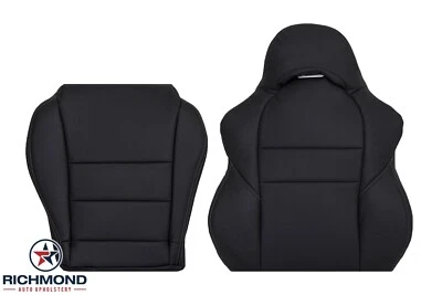 For 2005-2006 Acura RSX Type-S -Driver Side Complete Leather Seat Covers Black - Image 1 of 4