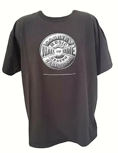 Cournty Music Hall Of Fame Mens 2XL XXL Grey Tee Shirt Short Sleeve 100% Cotton - Picture 1 of 6