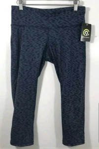 New C9 Champion Women's Mid-Rise Capri Leggings 20" Blue/White Size Small - Picture 1 of 12