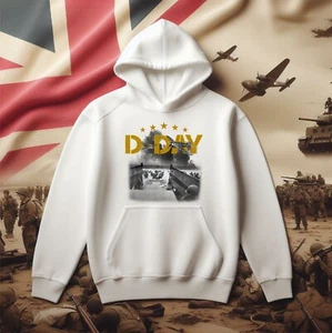 D-Day Hoodie, D Day hoodie, Remembrance day hoodie, lest we forget hood gift top - Picture 1 of 6