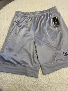 New And1 Mens Basketball Shorts Drawstring Waist Large Gray With Pockets - Picture 1 of 6