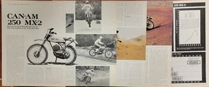 1975 Can Am Motorcycle 8p Print Test Article - Picture 1 of 1