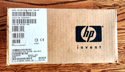 BRAND NEW 347708-B22 HP 146GB 15K Disk Drive MBA3147NC 3R-A1823-AA HPE HDD - Image 1 of 3