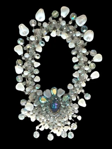 Collar Gripoix Hecho en Francia Vintage Joyería Impresionante - Imagen 1 de 13