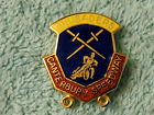 CANTERBURY SPEEDWAY 1987 CRUSADERS BADGE IN GOLD COLOUR.