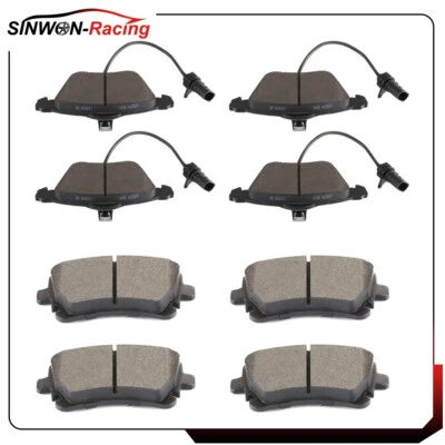 Pastillas cerámicas de freno delanteras traseras para Audi A6 2006 2007 2008, 2010 anti ruido 8 un. Foto 1 de 4