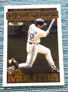 1995 Topps Gold Baseball Stat Rank Paul Molitor Toronto Blue Jays #13