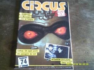 1984 RARE CIRCUS N 74 AVEC POSTER FRANCOIS BOURGEON LES PASSAGERS DU VENT - Imagen 1 de 5