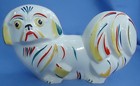 PEKINGESE TIBETAN SPANIEL BOSSE CZECHOSLOVAKIA URBACH ART DECO DOG figurine 8"