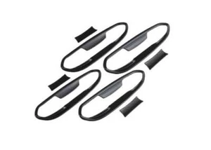 Fit For Ford Edge 2015-2021 Carbon Fiber Exterior Side Door Bowl Cover Trim 8PCS - Picture 1 of 7