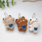 Kawaii Cartoon Plush Bear Keychain Stuffed Animal Pendant For Bag Decoration BII