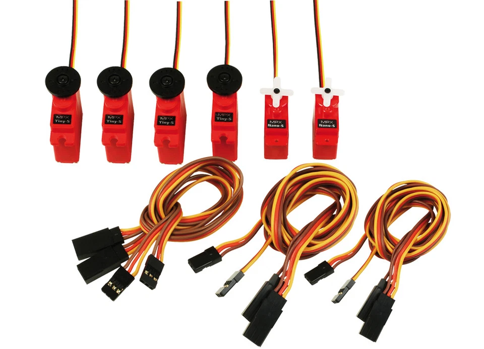 Multiplex ServoSet Heron mit Verlängerungskabeln - 65170 - Bild 1 von 1