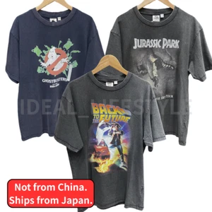 Camiseta GU Gráfica Lavada S-3XL Parque Jurásico Regreso al Futuro 356991 Nueva Con Etiquetas - Imagen 1 de 18