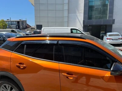 PEUGEOT 2008 2019-2024 AJUSTE EXTERNO VIENTO LLUVIA SOL HUMO PROTECTOR DEFLECTORES 4 PIEZAS Foto 1 de 2