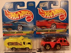 Hot Wheels HW 1998 Biohazard Series Flame Stopper / Recycling Truck - Picture 1 of 3