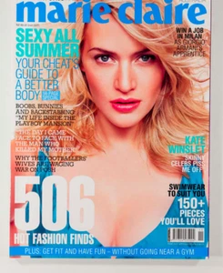 KATE WINSLET VICTORIA BECKHAM PLAYBOY ARMANI Marie Claire magazine Australia Y2K - Picture 1 of 2