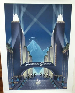 ROBERT HOPPE "PARAMOUNT PICTURES" LIMITED EURO EDITIONS HAND SIGNED LITHOGRAPH - Picture 1 of 7