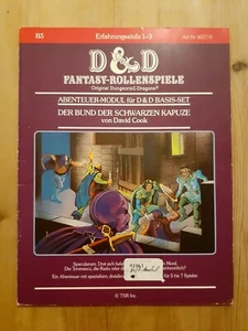 D&D Abenteuer-Modul - Der Bund der schwarzen Kapuze - Erfahrungsstufe 1-3 / B5 - Bild 1 von 4