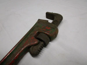 Vintage Ridge Tool Co. 910 RIDGID 10" Vintage Adjustable Crescent Wrench Forged - Picture 1 of 6