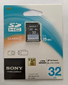 SONY SD HC Memory card - 32GB - SF32N4 - Picture 1 of 4