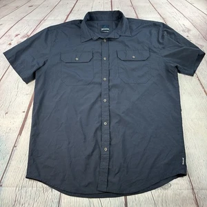 Camicia Prana manica corta performance escursionismo bottoni uomo XL blu - Foto 1 di 12