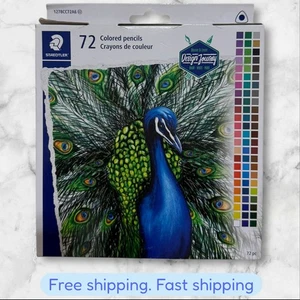 NEW Sealed Staedtler Triangular Professional Colored Pencils 72 Assorted Colors - Picture 1 of 2