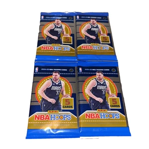 (4)2024-25 Panini Nba Hoops Baseketball-5 Card Packs-Sealed-Free Shipping!!! - Bild 1 von 4