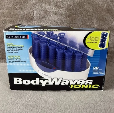 Remington Body Waves H-1080i 20 Hot Rollers Ionic Hair Curlers No Clips - Image 1 of 4