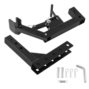 2-in Trailer Hitch Receiver Trash Transporter Hitch Kit for Golf Cart/Truck/ATV - Picture 1 of 19