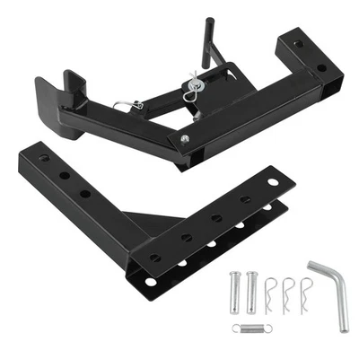 2-in Trailer Hitch Receiver Trash Transporter Hitch Kit for Golf Cart/Truck/ATV - Image 1 of 4