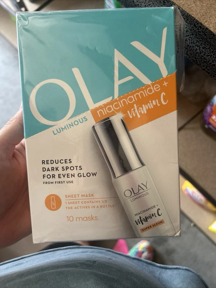 10x OLAY NIACINAMIDA LUMINOSA + máscara de hoja hialurónica - Foto 1 de 1