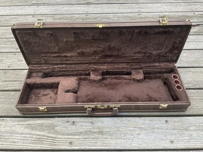 Browning #2015 Shotgun Case Brown Leather & Brass 29-1/2” x 9” x 4-1/2” - Image 1 of 4
