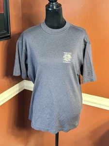 Nike Tiger Woods Mock Neck T-Shirt Medium Blue Whistling Straits Logo - Picture 1 of 8
