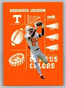 Radarious Jackson Campus Colors Orange Tennessee Volunteers 2025 Onit Football - Picture 1 of 1